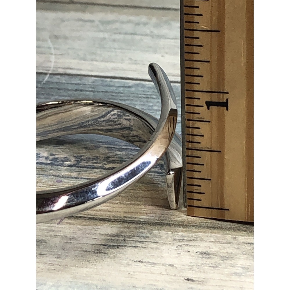 Kate Spade Hinged Silver Tone Bracelet NWOT Rare - Picture 5 of 6